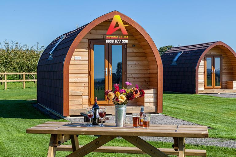 Thi công nhà lắp ghép homestay bằng gỗ giá rẻ  đơn vị thi công nhà lắp ghép